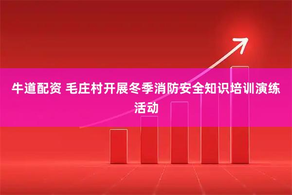 牛道配资 毛庄村开展冬季消防安全知识培训演练活动