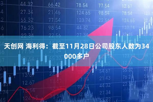 天创网 海利得：截至11月28日公司股东人数为34000多户